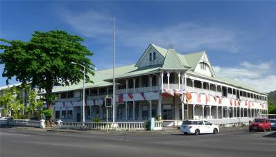 Samoa Apia erst deutsches Regierungsgebäude dann Polizeihauptsitz soll jetzt restauriert werden